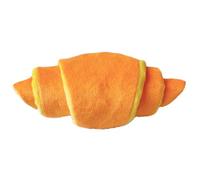 ZEPFJHE Plush Bread Squeaky Dog Toy with Treat Dispenser Interactive Chewing Toy for Small Dogs Sound Toy