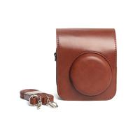 ZEPFJHE Portable Camera Bag, Small Camera Case Camera Shoulder Bag PU Leather Purse Fashion Pattern Camera Case for Mini12