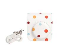 ZEPFJHE Portable Camera Bag, Small Camera Case Camera Shoulder Bag PU Purse Fashion Pattern Camera Case for Mini12 Cameras