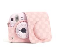 ZEPFJHE Portable Camera Bag, Small Camera Case Camera Shoulder Bag PU Purse Fashion Pattern Camera Case for Mini12 Cameras