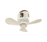 ZEPFJHE Portable Ceiling Fan Outdoor Camping Fan Tent Ventilator 4 Speed USB Electric With Remote Control LED Light USB Ceiling With LED Light And Remote Control