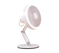 ZEPFJHE Portable Desk Fan USB Rechargeable Cooling Outdoor Floor 3 Speed Home With LED Light For Office Bedroom USB Desktop Fan With LED Light
