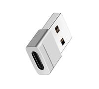 ZEPFJHE Portable Double Interfaces USB To Type C Adapter Converter For Efficient File Transfer Device Charging File Sharing Phone OTG Extension