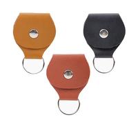 ZEPFJHE Portable Guitar Pick Box Protective Pick Holder Storage Case Guitar Bag Practical Container PU Texture Holder