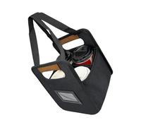 ZEPFJHE Portable Insulated Coffee Cup Carriers Bag with Net Pocket and Customizable Compartments for Travel Picnics Parties Reusable Lunch Bag with Compartments