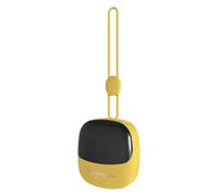 ZEPFJHE Portable Miniature Clip On Neck Fan With Digital Display Adjustable Winds Speed Electric Wearable Cooling Device Portable Miniature