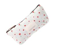 ZEPFJHE Portable Pen Bag School Pencil Organizers Floral Case for Erasers Markers Scissors Storage Bag Floral Portable Pouch Box for Stude