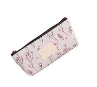 ZEPFJHE Portable Pen Bag School Pencil Organizers Floral Case for Erasers Markers Scissors Storage Bag Floral Portable Pouch Box for Stude