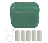 ZEPFJHE Portable Sticker Printer Miniature Label Maker Thermals Inkless Monochromes Print Pods for Stu