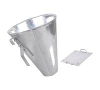 ZEPFJHE Poultry Restraining Cone with Galvanized Steel Flat Back Slaughter Cone for Efficient Chicken Operations Poultry