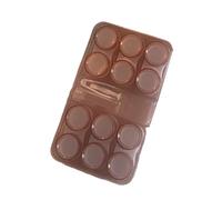 ZEPFJHE Practical Lenses Case with 6 Pair Design Lens Holder and Wearing Tool Tweezers Lenses Container Daily Use Lens Protectors