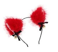 ZEPFJHE Practical Plush Cats Ears Hairband Comfortable Daily Accessory For Anime Enthusiasts Roleplay Costume Hairpiece Comfortable Costume Accessories