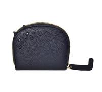 ZEPFJHE Practical PU Leather Card Holder Cartoon Coin Pouches Offering Styles and Spacious Storage for Cards and Small Items Stylish Black Wallet