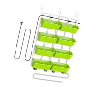ZEPFJHE Practical Vertical Garden Planter with Drip Irrigation Systems for Flowers Vegetables Balcony and Small Spaces Indoor Outdoor Farmer