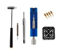 ZEPFJHE Premium Stainless Steel Watch Repair with Interchangeable Pins for Adjustment & Storage Case Metal Watch Band Replacement Tool Kit