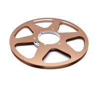 ZEPFJHE Professional Aluminum Reel 6 Hole Design For 1/4Inch 10.5 Open Tape Disk Accessory Aluminum Spool