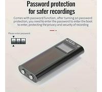 ZEPFJHE Professional Auditory Recorder USB Connection 90Hrs Capacity Small Size Design For Clear Sound Student Lecture Tool