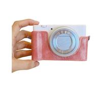 ZEPFJHE Protective Base Half Camera Case for ZV1 Camera with Plushie Lining Lightweight PU Leather Designing