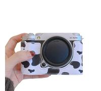 ZEPFJHE Protective PU Leather Half Cemara Case Base for XM5 with Plushie Interior and Tripod Mount Easy Access