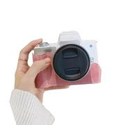 ZEPFJHE Protective PU Leather Half Cemara Case Base with Plushie Interior and Tripod Mount Easy Access