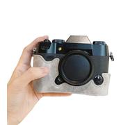 ZEPFJHE PU Leather Handmade Camera Base Bag Covers for XT50 with Magnetic Closures and Easy Battery Access