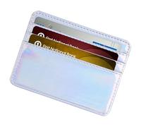 ZEPFJHE Pu Leather Identity Card Holder Banks Credit Box Multi Slot Thin Cases Wallet Women Men Business Cover Rfids Blocking Minimalist Card Holder