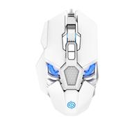 ZEPFJHE Q18 Gaming Mouse Ergonomic Mouse 9-Key LED 6400DPI Optical Macro Programming