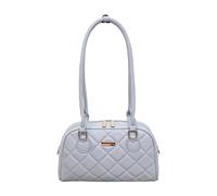 ZEPFJHE Quilted PU Handbag Multipurpose Carry Option Spacious Compartment Modern Shoulder Bag for Women Casual Outfits Elegant Offices Handbag
