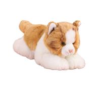 ZEPFJHE Realistic Life Like Animal Toy Stuffed Plush Toy Dog/Cats Soft Lying Postures Animal Companion Boy and Girl Kids