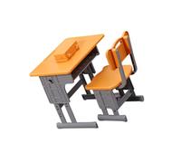ZEPFJHE Realistic Study Table Miniature Building Scene Model for Display and Collection Collectible Tiny Furniture
