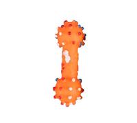 ZEPFJHE Realistic Talking Dumbbell For Dog Chew Toy With Sound Rubber Chewing Teether For Puppies Training Interactive Play Dog With Sound Pet
