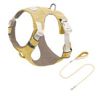 ZEPFJHE Reflective Dog Harness Vest With Rope Set Adjustable Pet Gear Walking Running Leads For Small To Large Breeds Nylon Dog Vest Leads Set