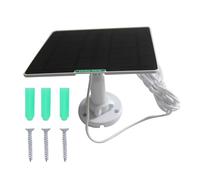 ZEPFJHE Reliabled 5W ETFE Solar Charging Panel Microed USB & Type C For Rechargeable Security Cameras Always Charging USB Type C Solar Charger For Security Cameras