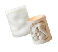 ZEPFJHE Relief Squirrel Charm Silicone Mold Beginner Friendly Design for Scented Soap Mold Artistic Creation Making Supplies