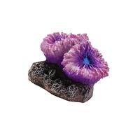 ZEPFJHE Resin Realistic Coral Reef Ornaments for Aquarium Fish Decoration with Stable Base Landscape Artificial Corals Plant