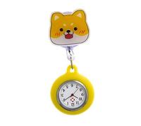 ZEPFJHE Retractable Nurse Watch with Silicone Brooch and Easy to Read Dials for Hospital Environment Professional Use Healthcare Worker Watch