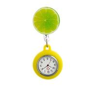 ZEPFJHE Retractable Nurse Watch with Silicone Brooch and Easy to Read Dials for Hospital Environment Professional Use Healthcare Worker Watch