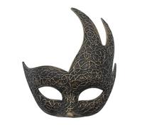 ZEPFJHE Retro Masquerade Mardi Gras Venetians Party Half Face For Halloween Ball Cosplay Performances Props Half Face
