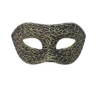 ZEPFJHE Retro Masquerade Mardi Gras Venetians Party Half Face For Halloween Ball Cosplay Performances Props Half Face