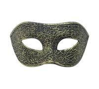 ZEPFJHE Retro Masquerade Mardi Gras Venetians Party Half Face For Halloween Ball Cosplay Performances Props Half Face