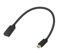 ZEPFJHE Right Angled Type C Cable Male To Female Fast Charging Cord 10Gbps Data Transfer Speed Power Delivery Cable For Phone USB C Extension Male To Female