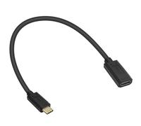 ZEPFJHE Right Angled Type C Cable Male To Female Fast Charging Cord 10Gbps Data Transfer Speed Power Delivery Cable For Phone USB C Extension Male To Female