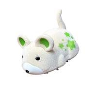 ZEPFJHE Robotic Plush Cats Toy Simulated Animal Automatic Movements Stress Boredom Relief For Indoor Floor Table Use Floor Desktop Cats Chasing Toy