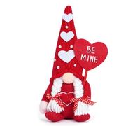 ZEPFJHE Romantics Gnomes Plush Dolls With Heart Hat Swedish Scandinavian Tomtes Figure Valentines Day Expressing Love Valentines Day Gnomes Dolls