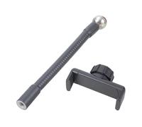 ZEPFJHE Rotatable Bendable Smartphone Mounting Bracket Ball Head Adapter 60-90mm Mobile Devices Double Lengths Metal+Plastic Phone Mount