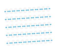 ZEPFJHE Routine Replacement Adhesive Cover for Wearable Device Use, Transparent Oval Overcover with Center Opening, 50 Pack 8 X 11 Cm, PU Build Supply Low