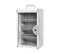 ZEPFJHE Secure Locking Mobile Device Storage Cabinet for School Organization Aluminum Alloy Construction Aluminum Alloy Phone Locker for