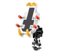 ZEPFJHE Shockproof Cycling Phone Mount Reinforced Metal Hybrided Construction Adjustable Clamp for Motorcycles Ebikes Phone Bracket Cycling