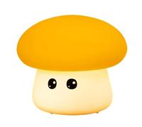 ZEPFJHE Silicone Mushroom Night Light for Kids Rooms Adjustable Color USB Charging Eye Caring Bedroom Accessory Texture Rechargeable Mushroom Lamps