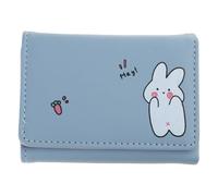 ZEPFJHE Small Card Holder for Women Fashionable and Functional Wallet with Print Pattern Coin Purse